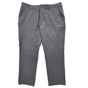 Bluffworks Envoy Lightweight Travel Pant Slim Fit Charcoal Gray Mens 36x28